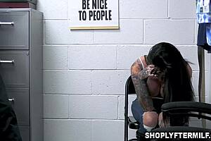 Milf Lily Lane Gets Caught Stealing A Bra By The Officer In Charge!