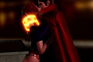doctor strange unleashes all his magic deep into scarlet witch
