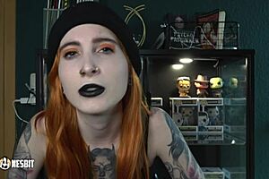 Reverse gangbang fantasy unfolds as German beauties Lou Nesbit and Lia Louise dominate in dirty talk and domination