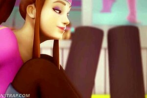 Entrenamiento Lesbico Intense Hentai Action