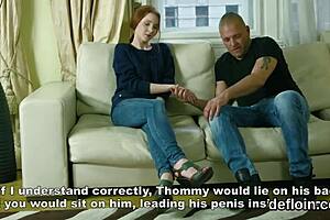 Cute Kitten Opens Up Soft Pussy And Gets Deflorated