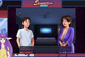 i love blonde mature milf with huge monster cock in summertime saga