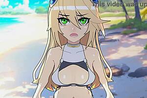 Beach episode - blazblue hentai uncensored outdoor scenes