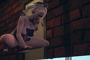 i saw barbara lickin that big futanari cock and gettin cumshot all over, it's uncensored anime porn