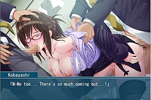 Cute glasses can't hide teacher's hidden masochistic desires