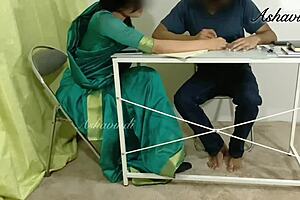 Foot fetish fun with my submissive desi babe