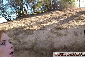 Teen Redhead Loves Cock for Outdoor Facial Cumshot!