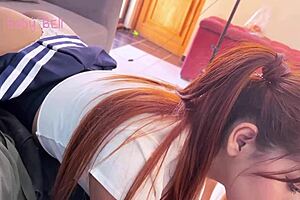 Stepsister Gets Spanked and Fucked in Doggystyle