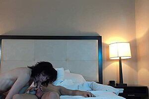 Hot Petite 18+ Woman Rides Huge Cock In Cowgirl Position