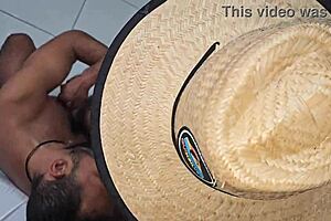 I met a chubby fisherman and his horny husband who never eats ass at home but devoured mine and came on my face - full cream pie sheer