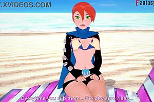 grown gwen tennyson in bikini pov promo