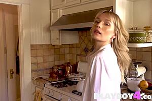 Busty Blonde Teen Ashley Nash Shows Petite Body And Big Ass