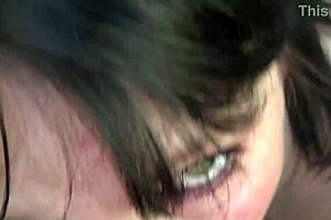 French Milf Brunette Maneuvers Three Cocks And Gets Anal In Parking Lot! Part 1