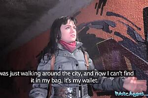 Public Agent Offers Street Cash for Suck and Fuck on Thick Dick