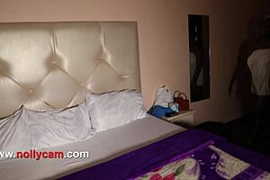 Ebony woman with shaved wet pussy rides in cowgirl, fingering herself during masturbation while getting her mouth fucked