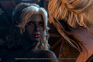 Futa and minthara’s hot scene in Baldur’s Gate 3