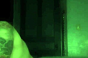 Girlfriend gets anal from big cock while friend spies.