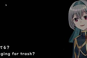 Kunugi-Chan In Crossdressing Gets Crashed By Machine In Garage Game