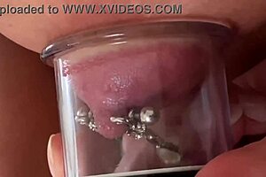 Beautiful MILF with implants gets her nipples teased by a big and beautiful woman