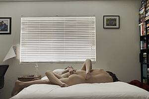 MILF engages in raw rubbing, kissing, and sex in side and reverse cowgirl positions