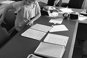 The boss fucks his tiny 18+ secretary on the office table and films it on hidden camera.