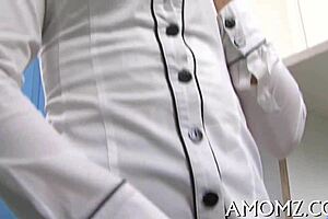 hungry cougar craves rough blowjob for jizz