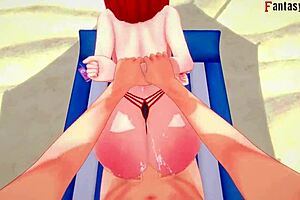 Full fantasy with Parasoul in bikini and others in Netorare
