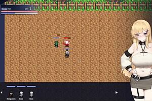 Big Tits Queen in 3D Game