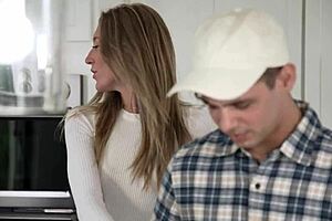 I am a skinny slut who is thankful to my handyman and I fuck him while bent over