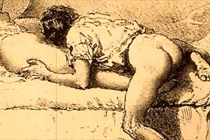 Vintage Comic Illustrations with Subtle Erotic Touches