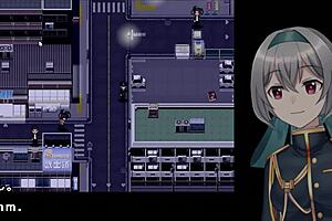 Kunugi-Chan In Crossdressing Gets Crashed By Machine In Garage Game