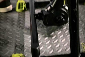 rim chair bondage with toys and fucking