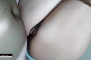 Petite Latina gets anal creampies in a crazy 3some