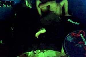 A big-chested amateur gets face-fucked by her man while they are in the bedroom