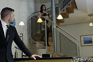 Classy Lingerie Babe In Glamour Masturbation