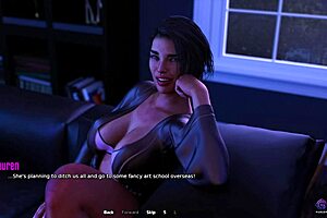Step son seduces step mom in 3D animated porn game