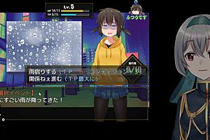Kunugi-Chan In Crossdressing Gets Crashed By Machine In Garage Game
