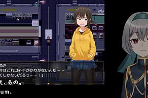 Kunugi-Chan In Crossdressing Gets Crashed By Machine In Garage Game