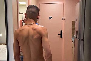 Brazilian building technician with big cock