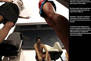 Small 18+ Girl's Gestures In 3D Cartoon Sex