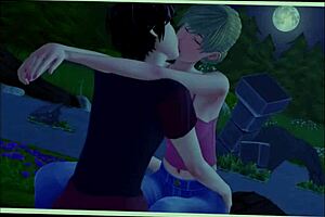 A romantic night with a curvy girl in Knight of Love