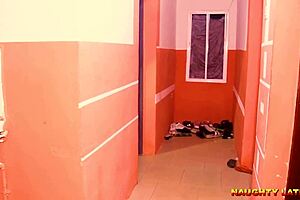 My husband and co-wife share a moment while i watch