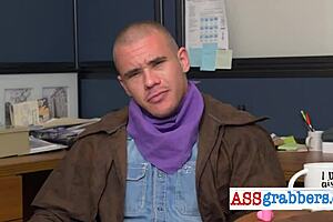 Interracial gay bangers drilling bareback cocks