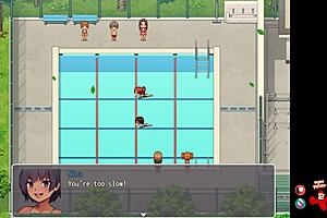 Cartoon 3some in Public with NatyWin and NinaWin Fingering and Riding