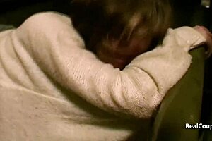 interracial couple dares outdoor fuck with voyeur blowjob