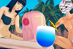 Hinata and Sakura fuck Naruto in bold hentai action. Jealousy builds in this full movie.