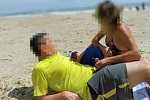 Public Milf Handjob Turns Into Explosive POV Cumshot in Front of Onlookers.