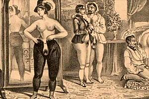 Vintage Erotic Illustration Unveils Retro Charm in Stunning Detail