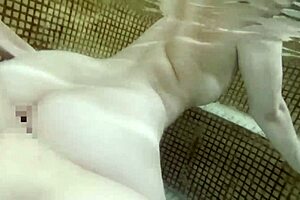 Cute Asian Babe Orgasms in Hot Spring Sex Despite Boyfriend