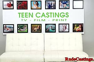 Teen Beauty Endures Rough Doggy and Bondage During Casting Interview